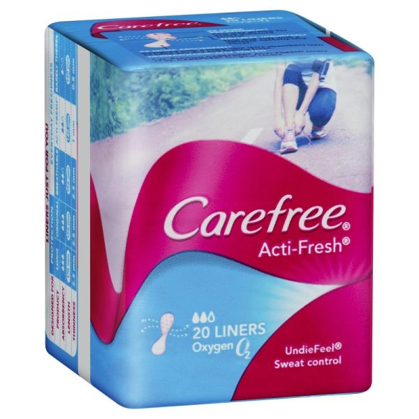 Carefree Acti-Fresh (Unsented) 20 Liners