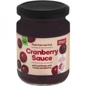 Woolworths Cranberry Sauce 275g