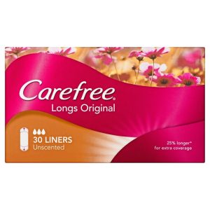 Carefree Longs Original Liners 30's (Unsented)