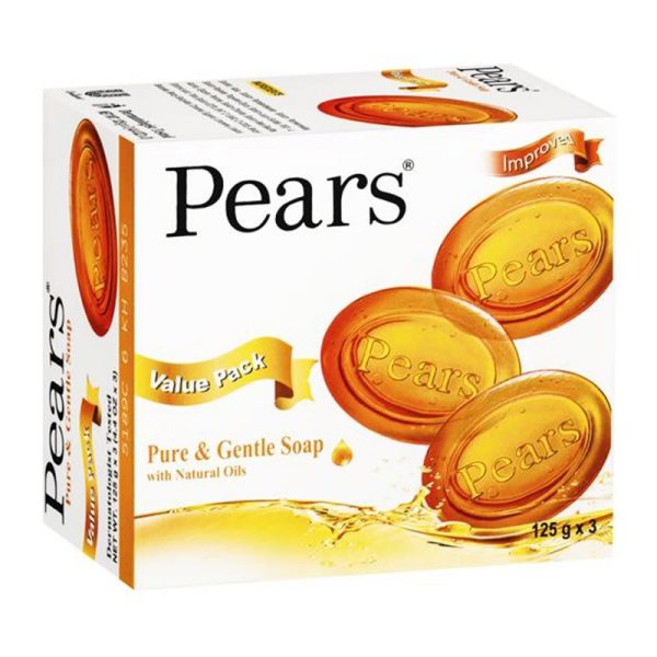 Pears Soap Bar Transparent 3x125g