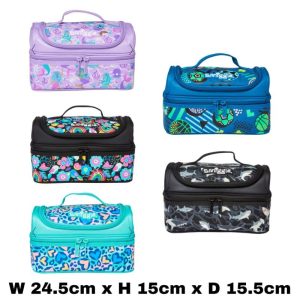 Smiggle Double Decker Lunch Bag Drift