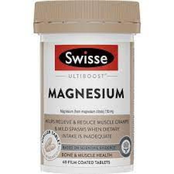 Swisse Magnesium 60 Film Coated Tablets