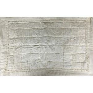 White Squares Pillow Case