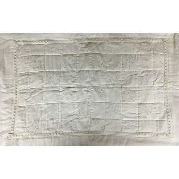 White Squares Pillow Case