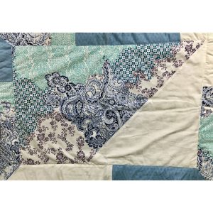 White & Print Pillow Case