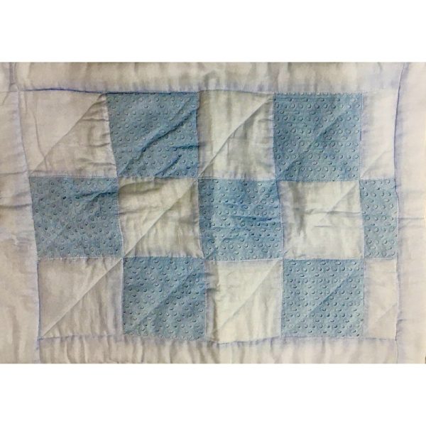Baby Blue Checks Pillow Case