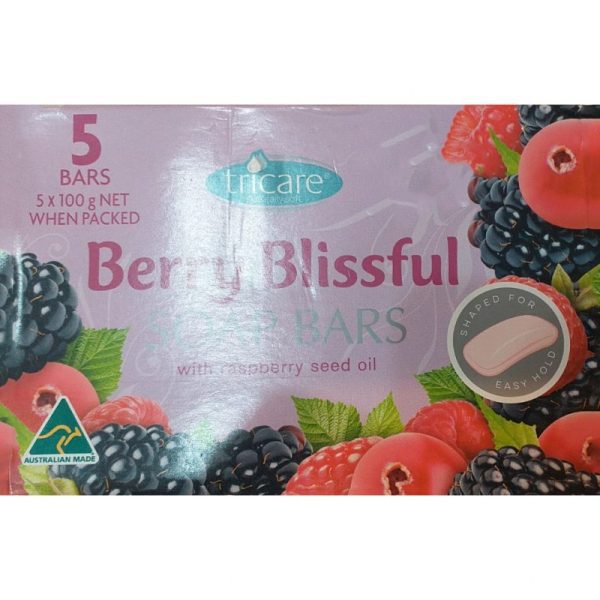 Tricare Berry Blissful Soap Bars (5x100g)