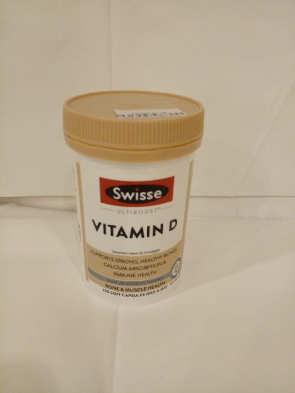 Swisse Vitamin D 250 Soft Capsules