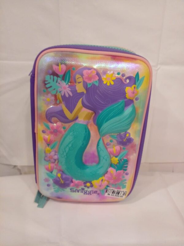 Smiggle Hard Top Pencil Case Triple Zip