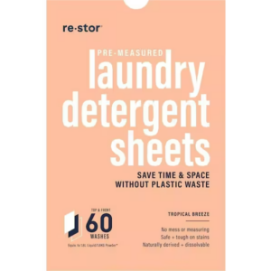 Re Star Pre Measured Laundry Detergent Sheets 60 Washes