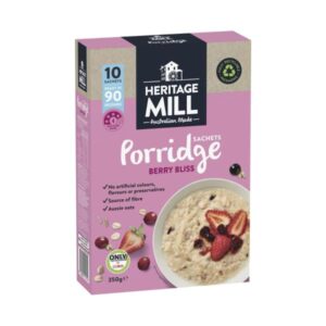 Heritage Mill Porridge Sachets Berry Bliss 350g