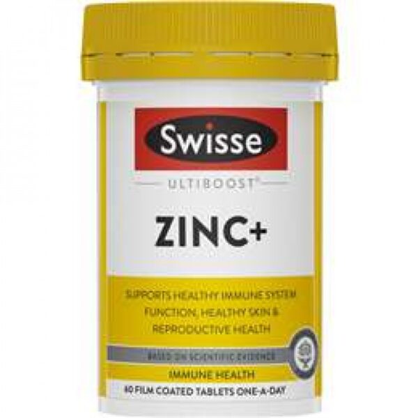 Swisse Zinc+ 60 film coated tablets